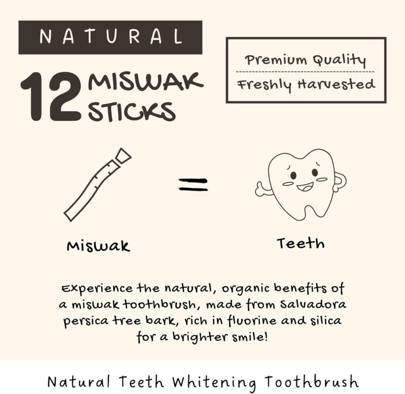 Miswak sticks for teeth